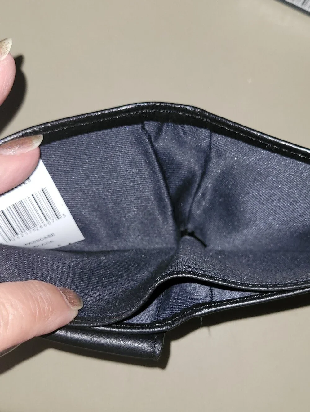 NWT - Nautica Black Bi-fold Wallet With RFID Protection.